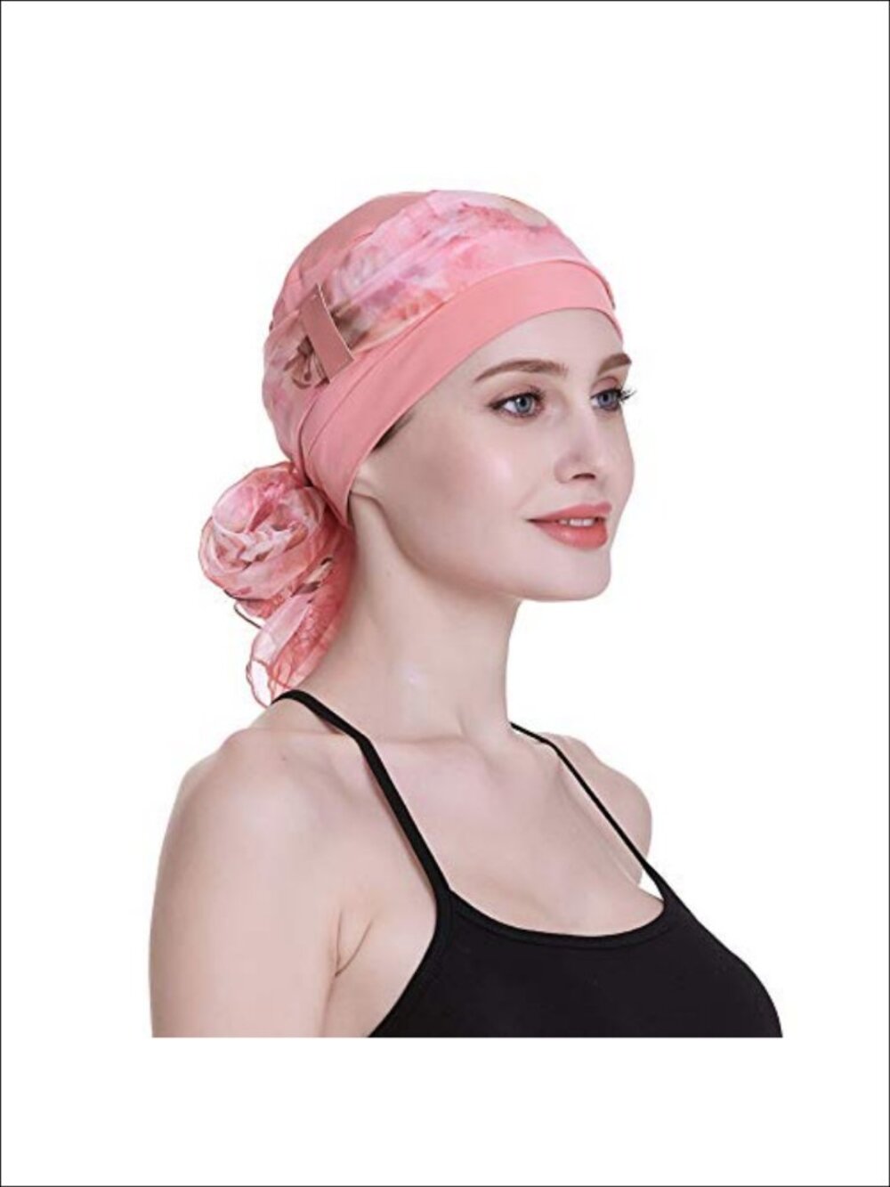 Chemo Cap with Silky Scarf Set Viscose Beanie for Hair Loss Sleep